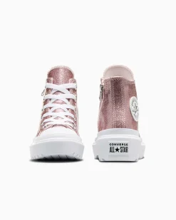Converse Stivali|Ragazza<Chuck Taylor All Star Lugged Glitter Blush Hush/Bianco/Blush Hush
