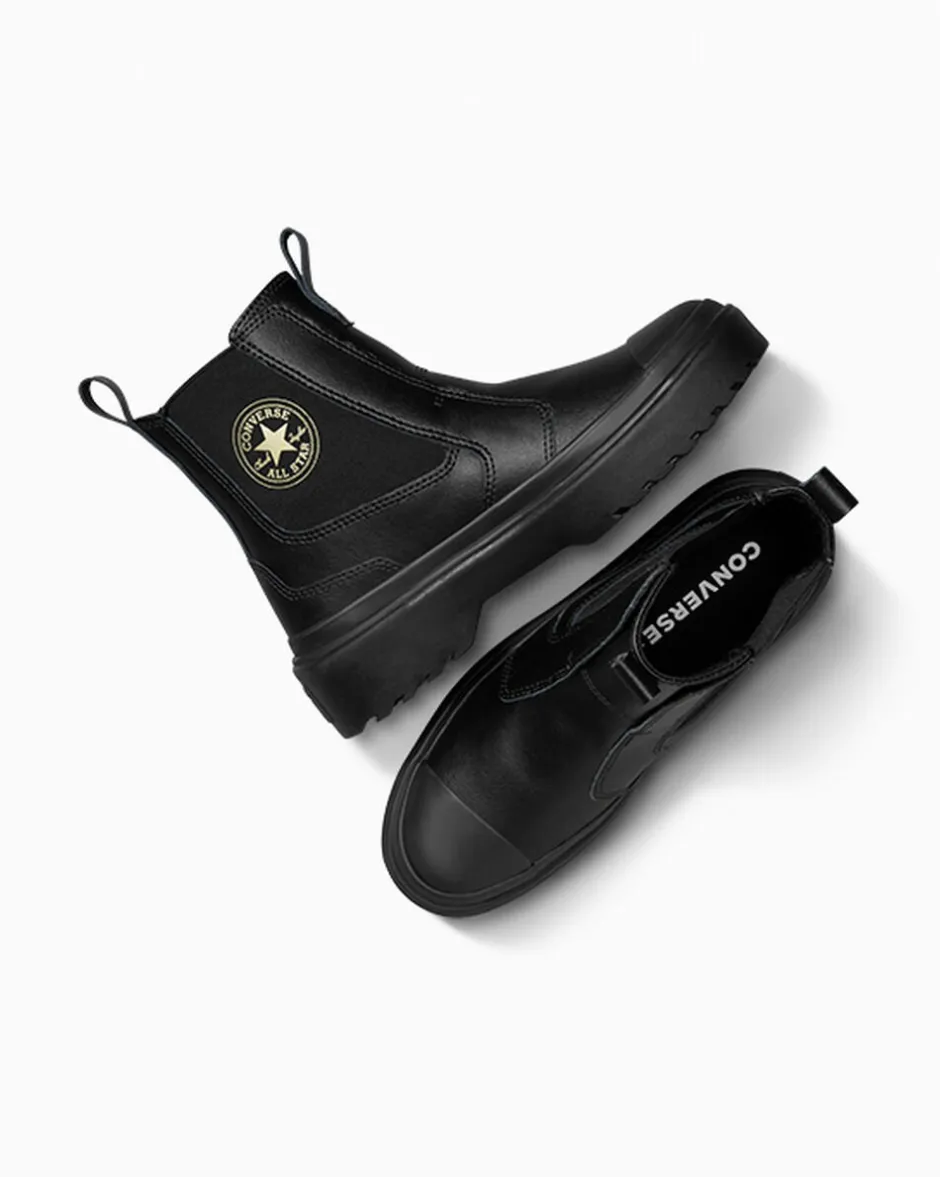 Converse Bambini (Età 4-8 Anni)|Ragazzi (Età 8-12 Anni)<Chuck Taylor All Star Lugged Chelsea Boot Nero/Nero/Nero