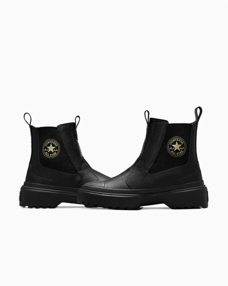Converse Bambini (Età 4-8 Anni)|Ragazzi (Età 8-12 Anni)<Chuck Taylor All Star Lugged Chelsea Boot Nero/Nero/Nero