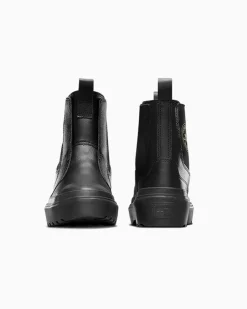 Converse Bambini (Età 4-8 Anni)|Ragazzi (Età 8-12 Anni)<Chuck Taylor All Star Lugged Chelsea Boot Nero/Nero/Nero