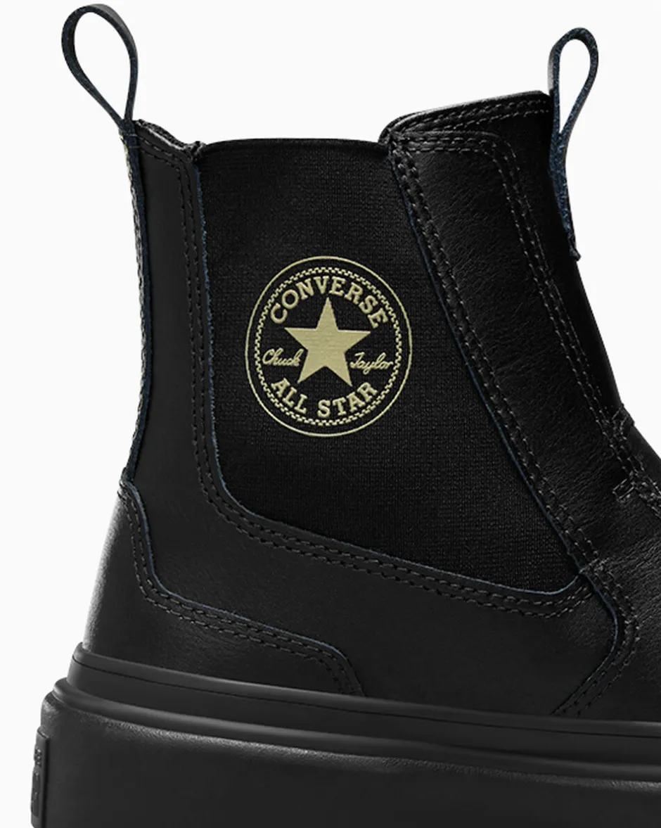 Converse Bambini (Età 4-8 Anni)|Ragazzi (Età 8-12 Anni)<Chuck Taylor All Star Lugged Chelsea Boot Nero/Nero/Nero