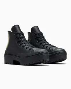Converse Modelli Alti|Modelli Bassi<Chuck Taylor All Star Lugged Heel Leather Platform black