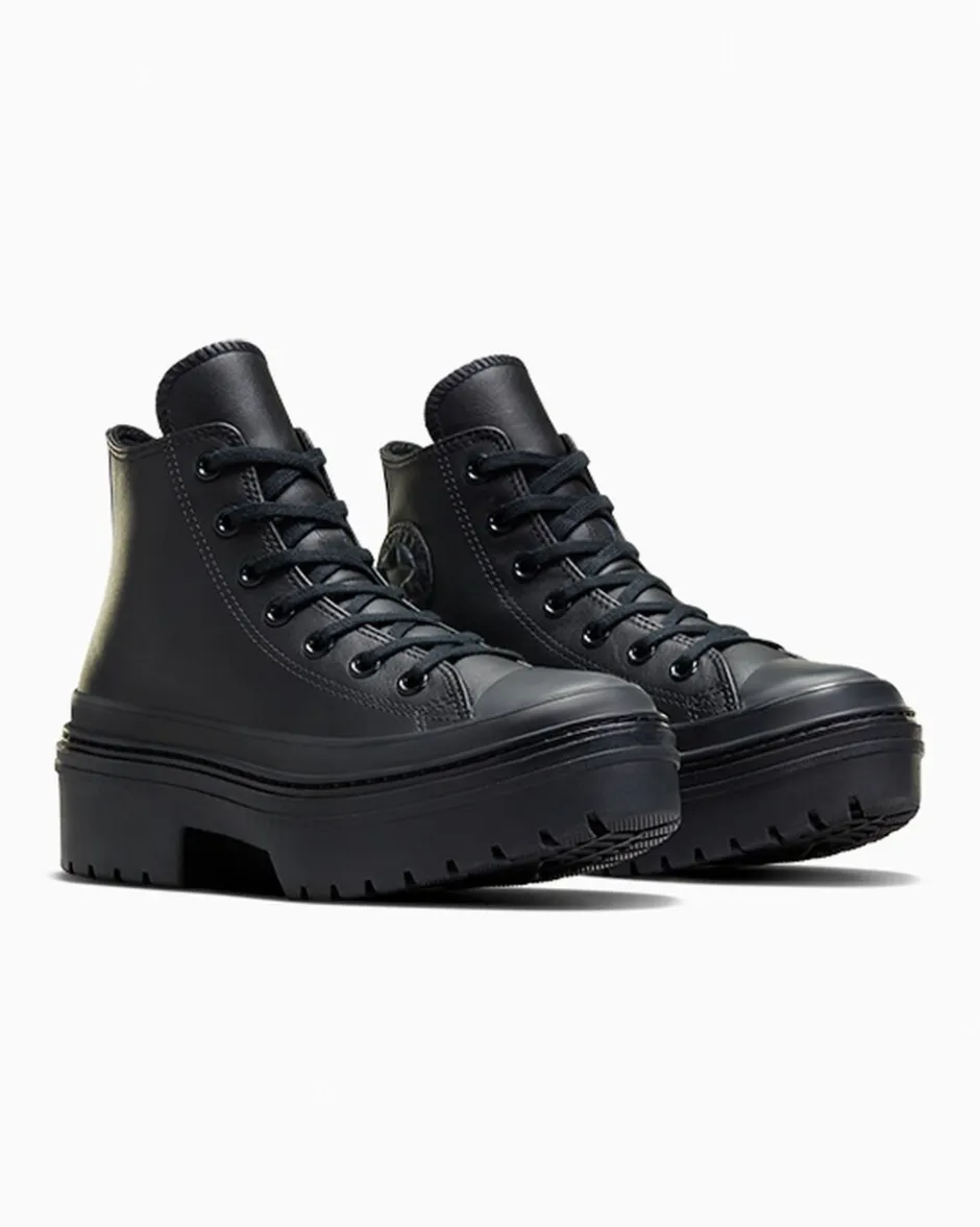 Converse Modelli Alti|Modelli Bassi<Chuck Taylor All Star Lugged Heel Leather Platform black