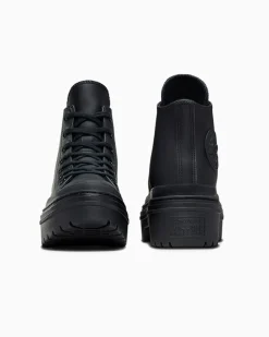 Converse Modelli Alti|Modelli Bassi<Chuck Taylor All Star Lugged Heel Leather Platform black