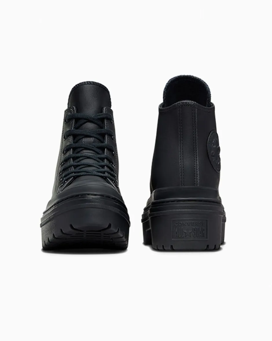 Converse Modelli Alti|Modelli Bassi<Chuck Taylor All Star Lugged Heel Leather Platform black