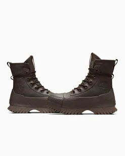 Converse Modelli Con Platform|Stivaletti<Chuck Taylor All Star Lugged 2.0 XHi Waterproof Leather Platform Caffè fresco/Caffè fresco/Nero