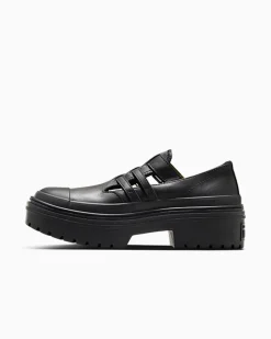 Converse Modelli Bassi|Modelli Con Platform<Chuck Taylor All Star Lugged Heel Mary Jane Platform Nero/Nero/Oro