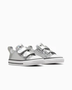 Converse Neonati E Bimbi Piccoli (Età 0-4 Anni)|Facile Da Indossare E Togliere<Chuck Taylor All Star Metallic Argento/Bianco/Argento