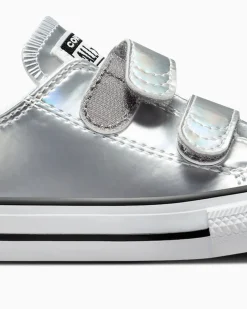 Converse Neonati E Bimbi Piccoli (Età 0-4 Anni)|Facile Da Indossare E Togliere<Chuck Taylor All Star Metallic Argento/Bianco/Argento