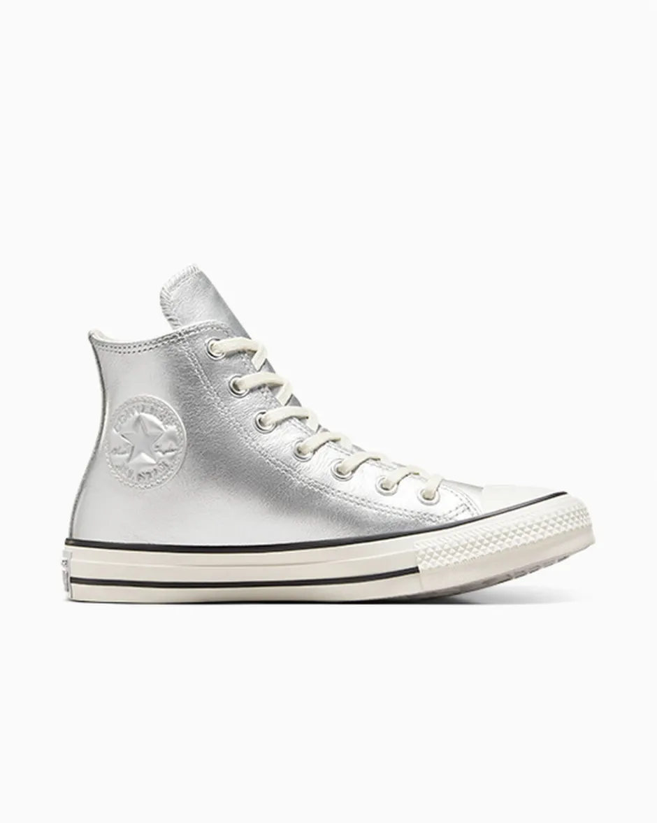 Converse Modelli Alti|Modelli Bassi<Chuck Taylor All Star Metallic Leather party pink