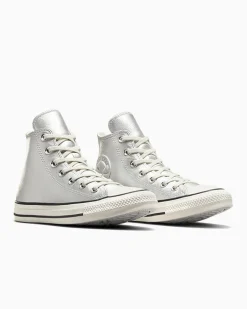 Converse Modelli Alti|Modelli Bassi<Chuck Taylor All Star Metallic Leather party pink