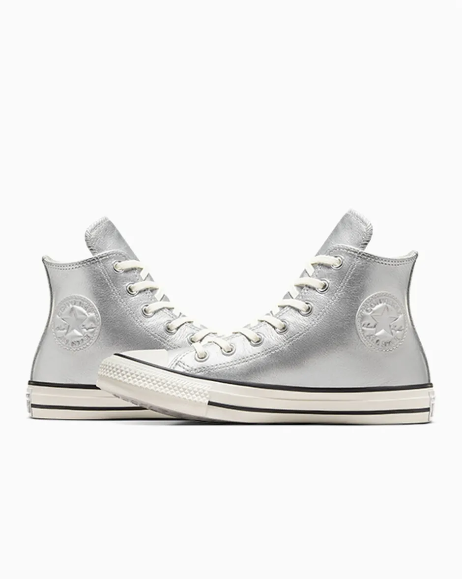 Converse Modelli Alti|Modelli Bassi<Chuck Taylor All Star Metallic Leather party pink