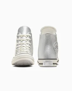 Converse Modelli Alti|Modelli Bassi<Chuck Taylor All Star Metallic Leather party pink