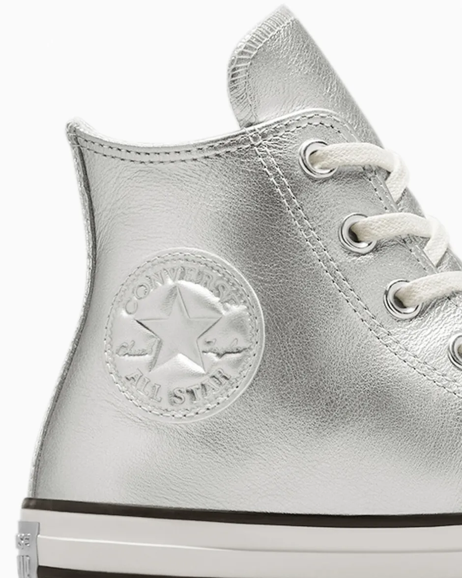 Converse Modelli Alti|Modelli Bassi<Chuck Taylor All Star Metallic Leather party pink