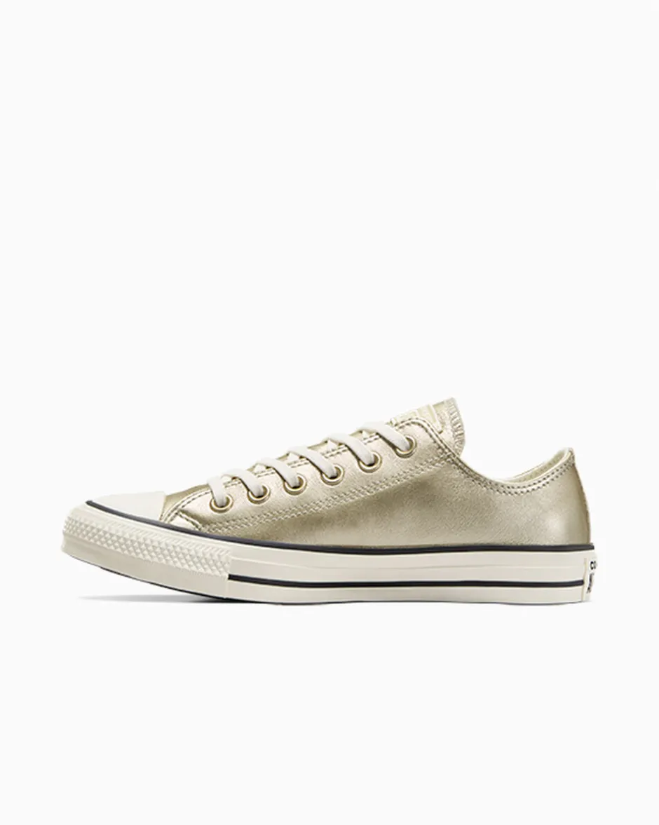Converse Modelli Bassi<Chuck Taylor All Star Metallic Oro chiaro metallizzato/Egret