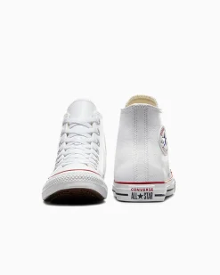Converse Modelli Alti|Chuck Taylor All Star<Chuck Taylor All Star Mono Leather Bianco