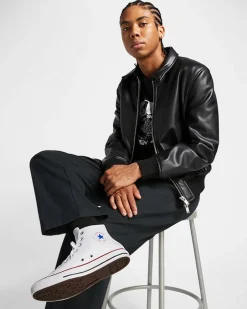 Converse Modelli Alti|Chuck Taylor All Star<Chuck Taylor All Star Mono Leather Bianco