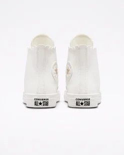 Converse Modelli Alti|Chuck Taylor All Star<Chuck Taylor All Star Mono White Bianco vintage/Egret/Oro