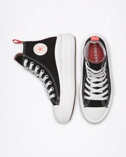 Converse Ragazzi (Età 8-12 Anni)|Ragazza<Chuck Taylor All Star Move Platform Nero/Sale rosa/Bianco