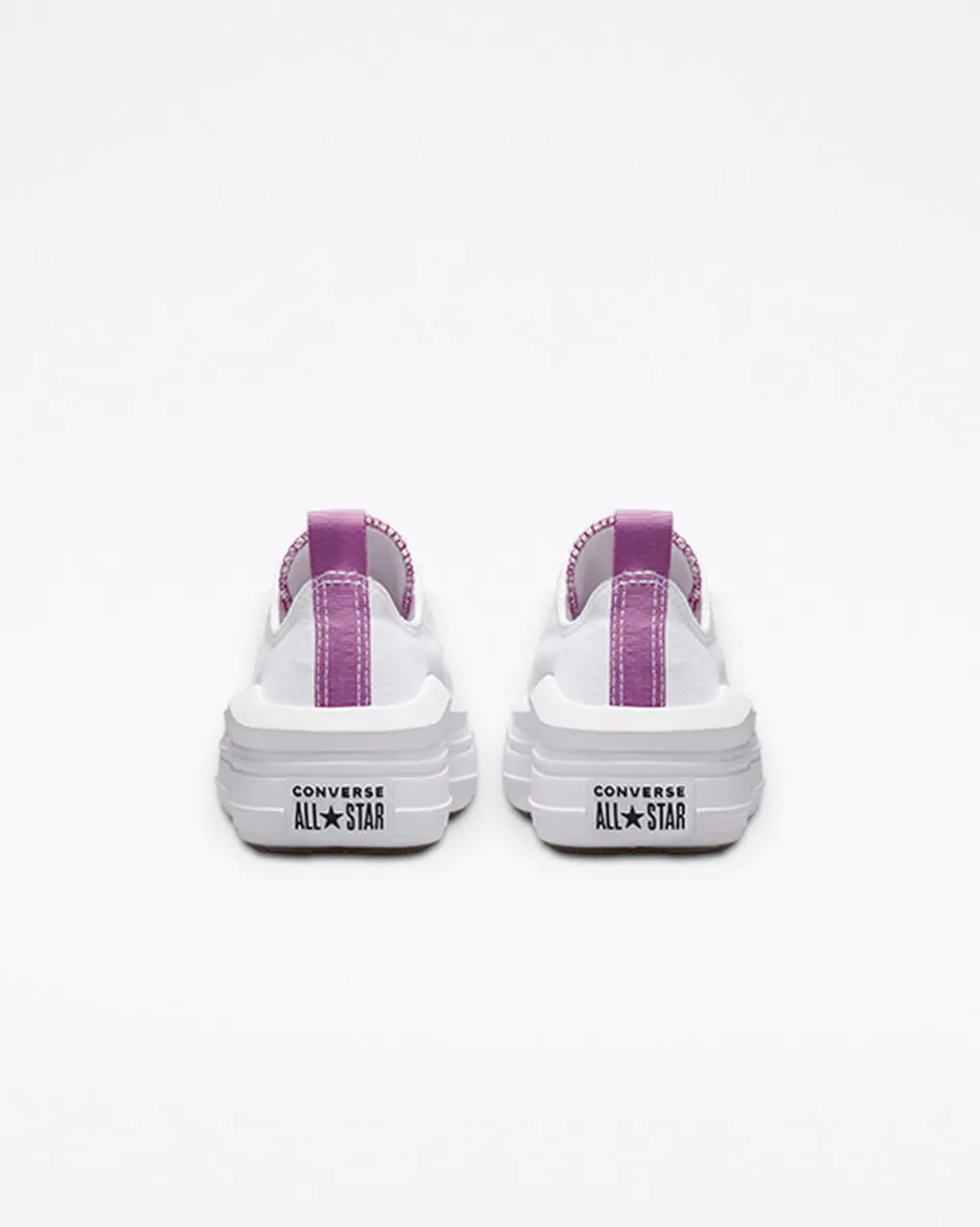 Converse Ragazzi (Età 8-12 Anni)|Ragazza<Chuck Taylor All Star Move Platform Canvas Bianco/Pixel Purple/Bianco