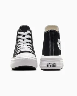 Converse Modelli Alti|Modelli Con Platform<Chuck Taylor All Star Move Nero/Avorio naturale/Bianco
