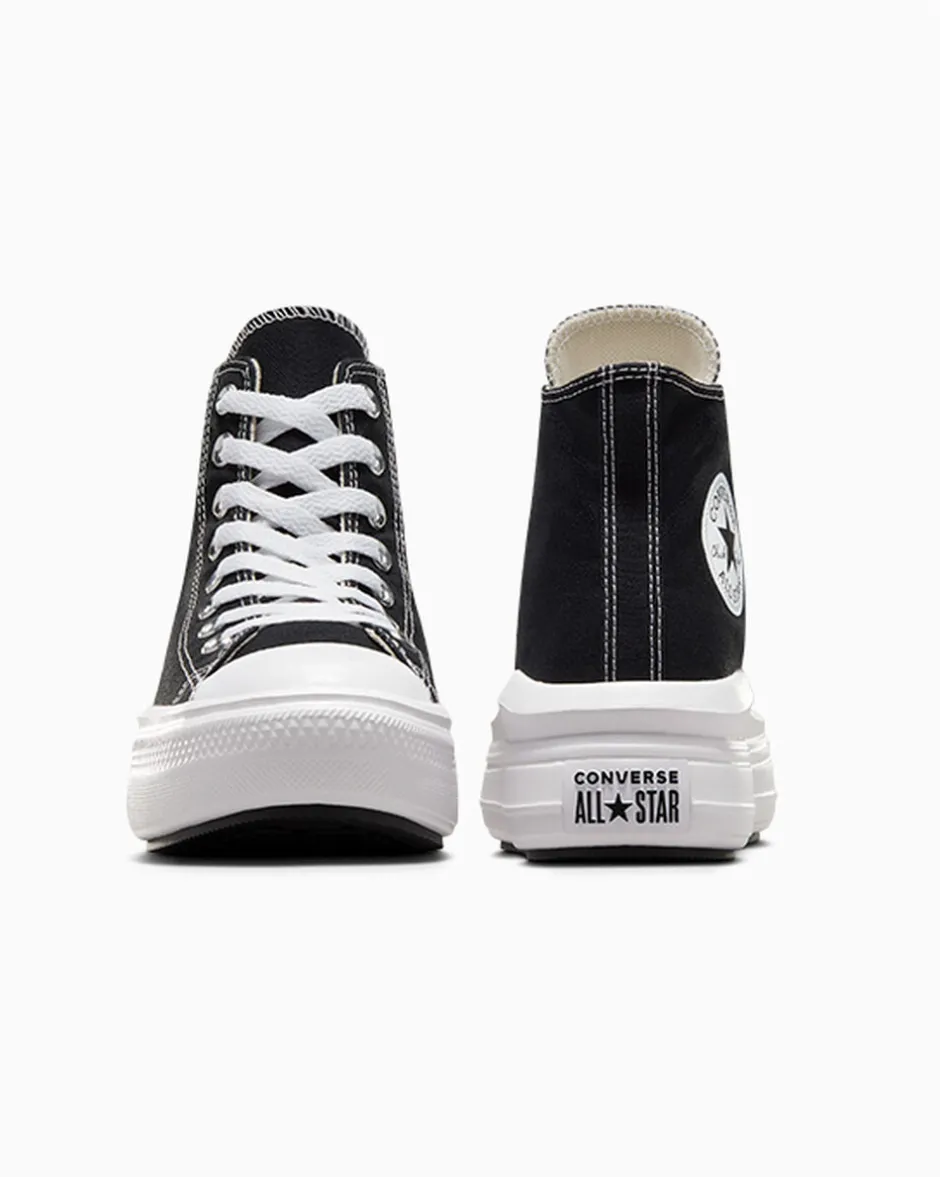 Converse Modelli Alti|Modelli Con Platform<Chuck Taylor All Star Move Nero/Avorio naturale/Bianco