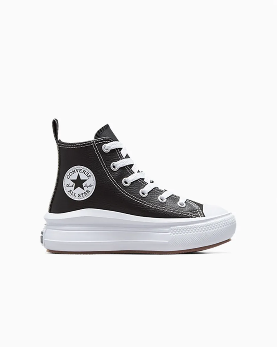 Converse Ragazza|Guida Alle Misure Per Bambini<Chuck Taylor All Star Move Platform Leather Black/Black/White