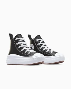 Converse Ragazza|Guida Alle Misure Per Bambini<Chuck Taylor All Star Move Platform Leather Black/Black/White