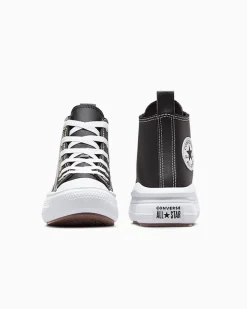 Converse Ragazza|Guida Alle Misure Per Bambini<Chuck Taylor All Star Move Platform Leather Black/Black/White
