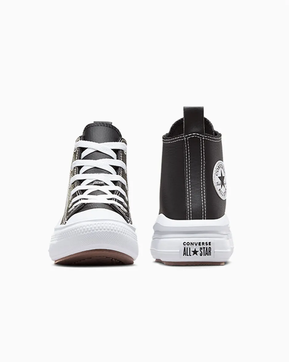 Converse Ragazza|Guida Alle Misure Per Bambini<Chuck Taylor All Star Move Platform Leather Black/Black/White