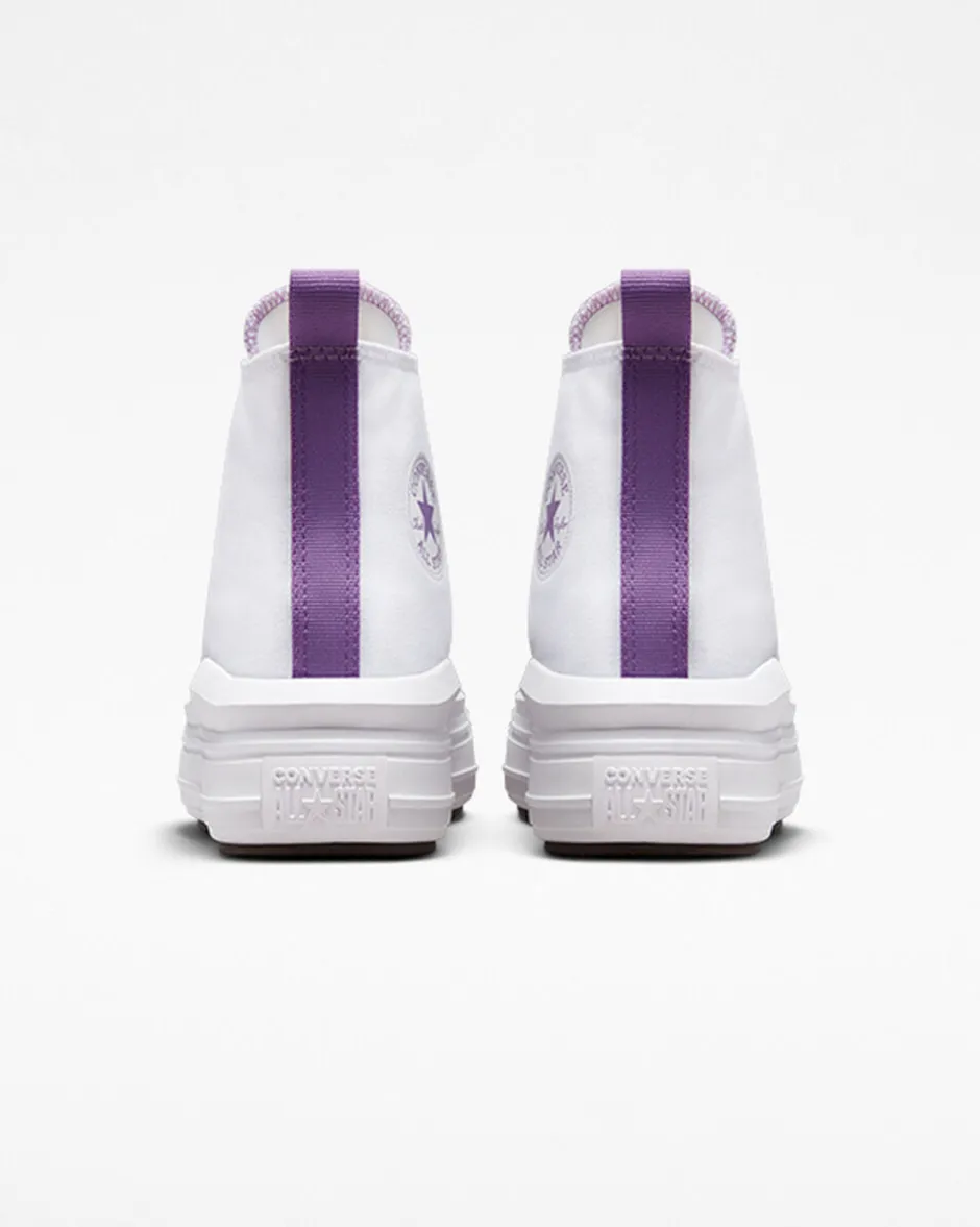 Converse Ragazzi (Età 8-12 Anni)|Ragazza<Chuck Taylor All Star Move Platform White/Pixel Purple/White