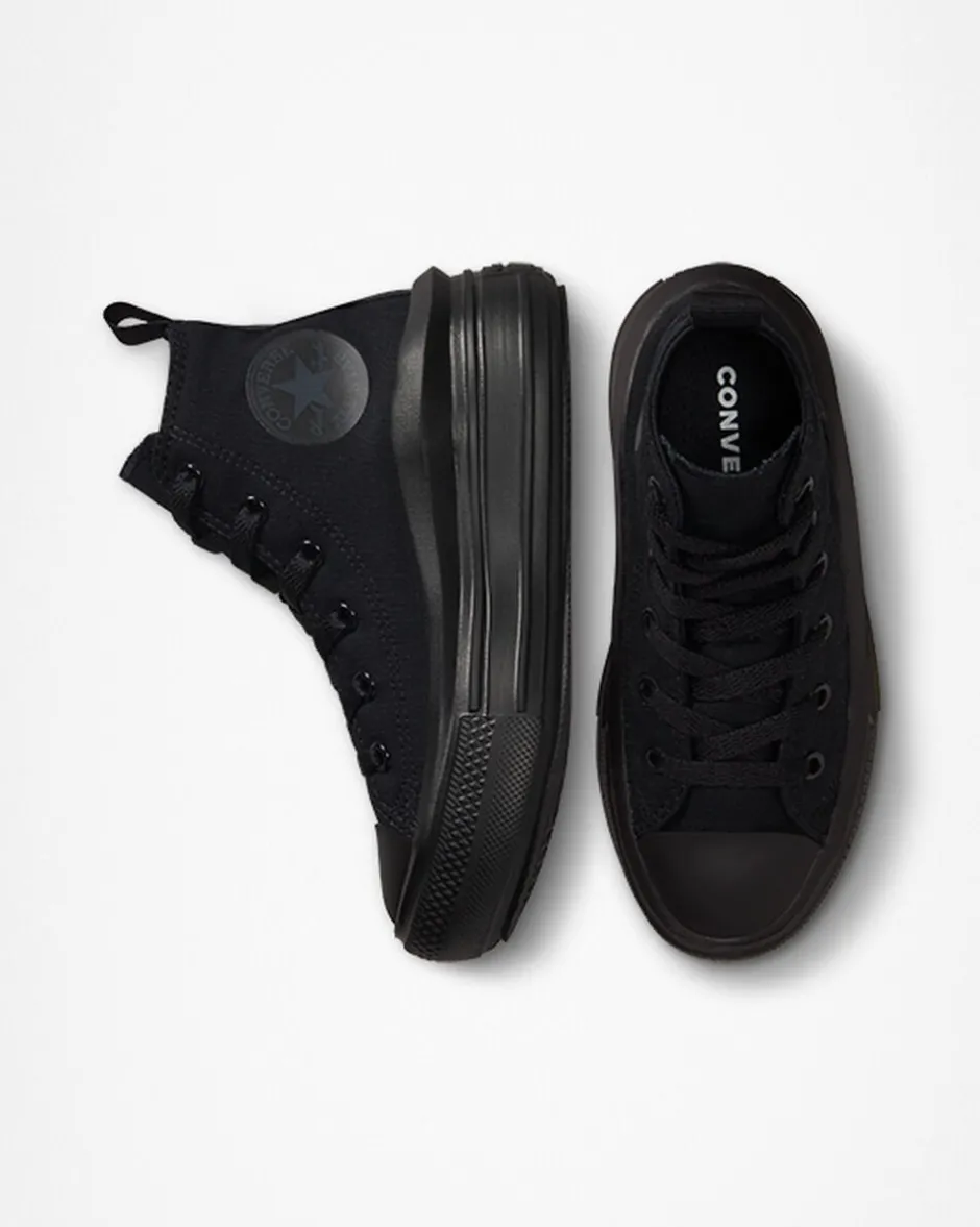 Converse Ragazzi (Età 8-12 Anni)|Ragazza<Chuck Taylor All Star Move Platform Nero/Nero/Dk Smoke Grey