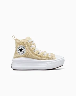 Converse Stivali<Chuck Taylor All Star Move Platform Sherpa Beach Stone/Bianco/Nero