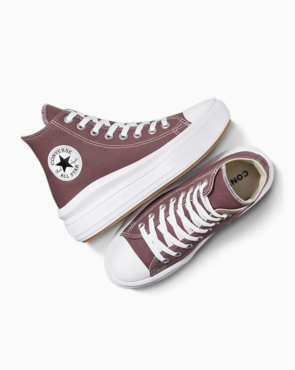 Converse Modelli Alti|Modelli Con Platform<Chuck Taylor All Star Move Platform Trail Mixed/Bianco/Nero