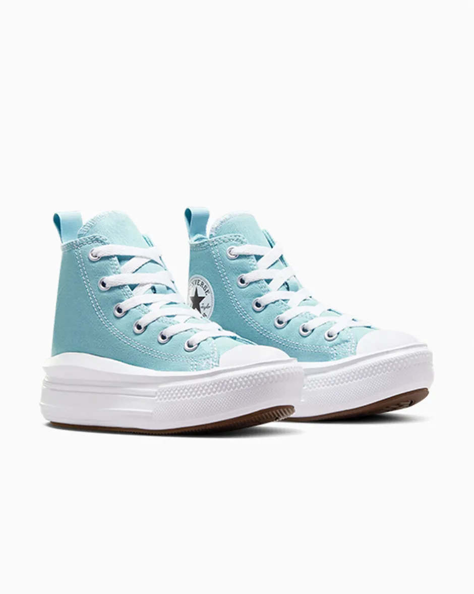 Converse Ragazza|Modelli Alti<Chuck Taylor All Star Move Platform Vernal Pool/Bianco/Nero