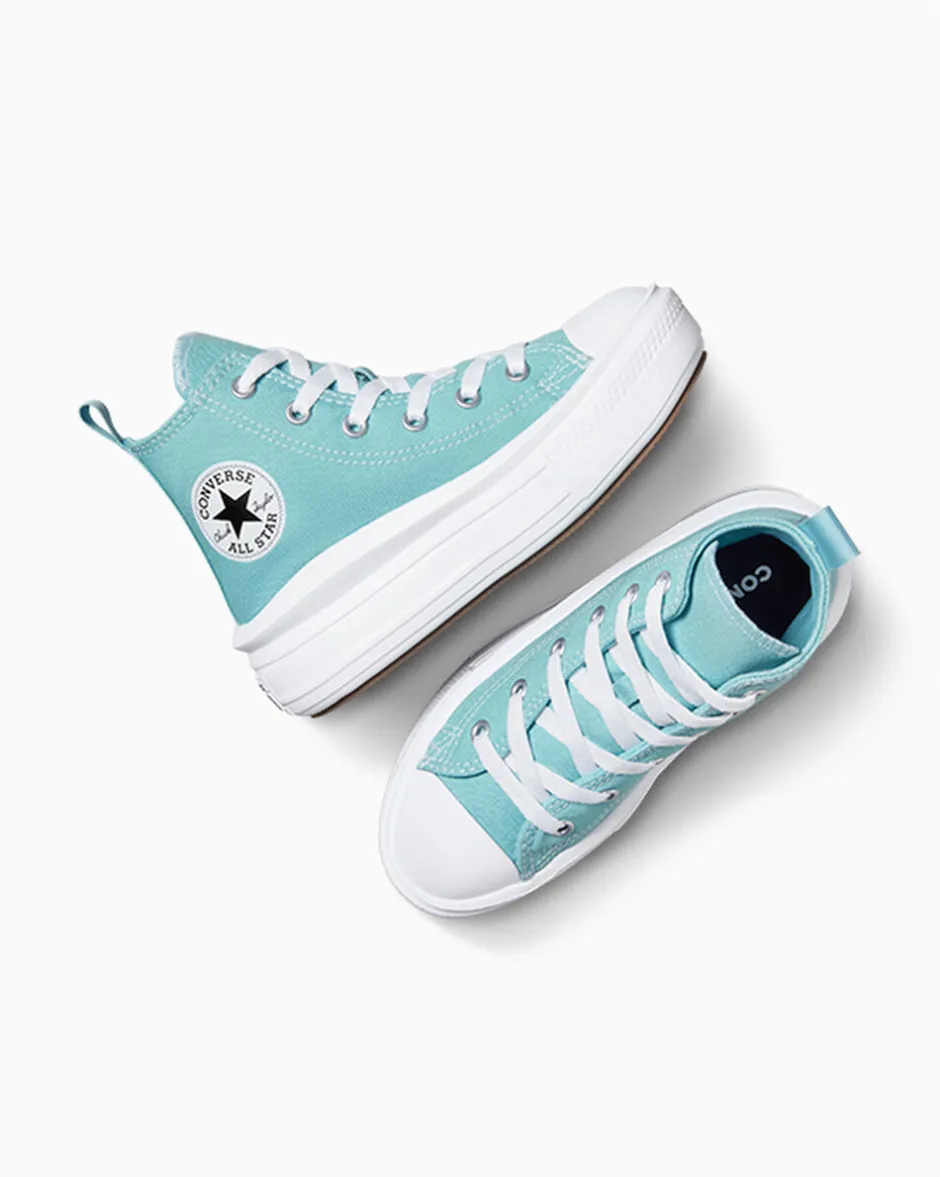 Converse Ragazza|Modelli Alti<Chuck Taylor All Star Move Platform Vernal Pool/Bianco/Nero