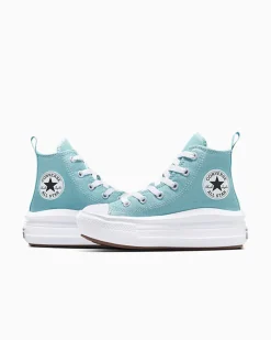 Converse Ragazza|Modelli Alti<Chuck Taylor All Star Move Platform Vernal Pool/Bianco/Nero
