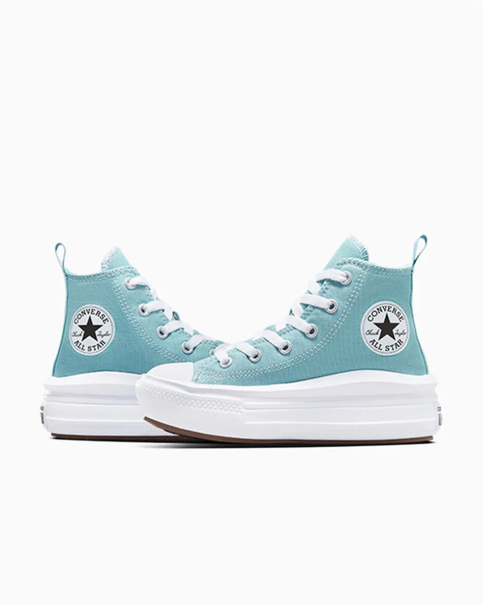 Converse Ragazza|Modelli Alti<Chuck Taylor All Star Move Platform Vernal Pool/Bianco/Nero