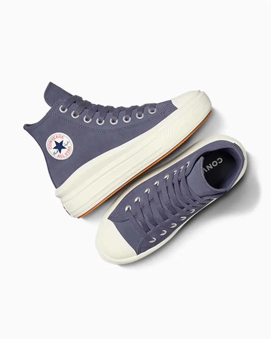 Converse Ragazzi (Età 8-12 Anni)|Ragazza<Chuck Taylor All Star Move Platform Suede Lavanda cenere/Egret