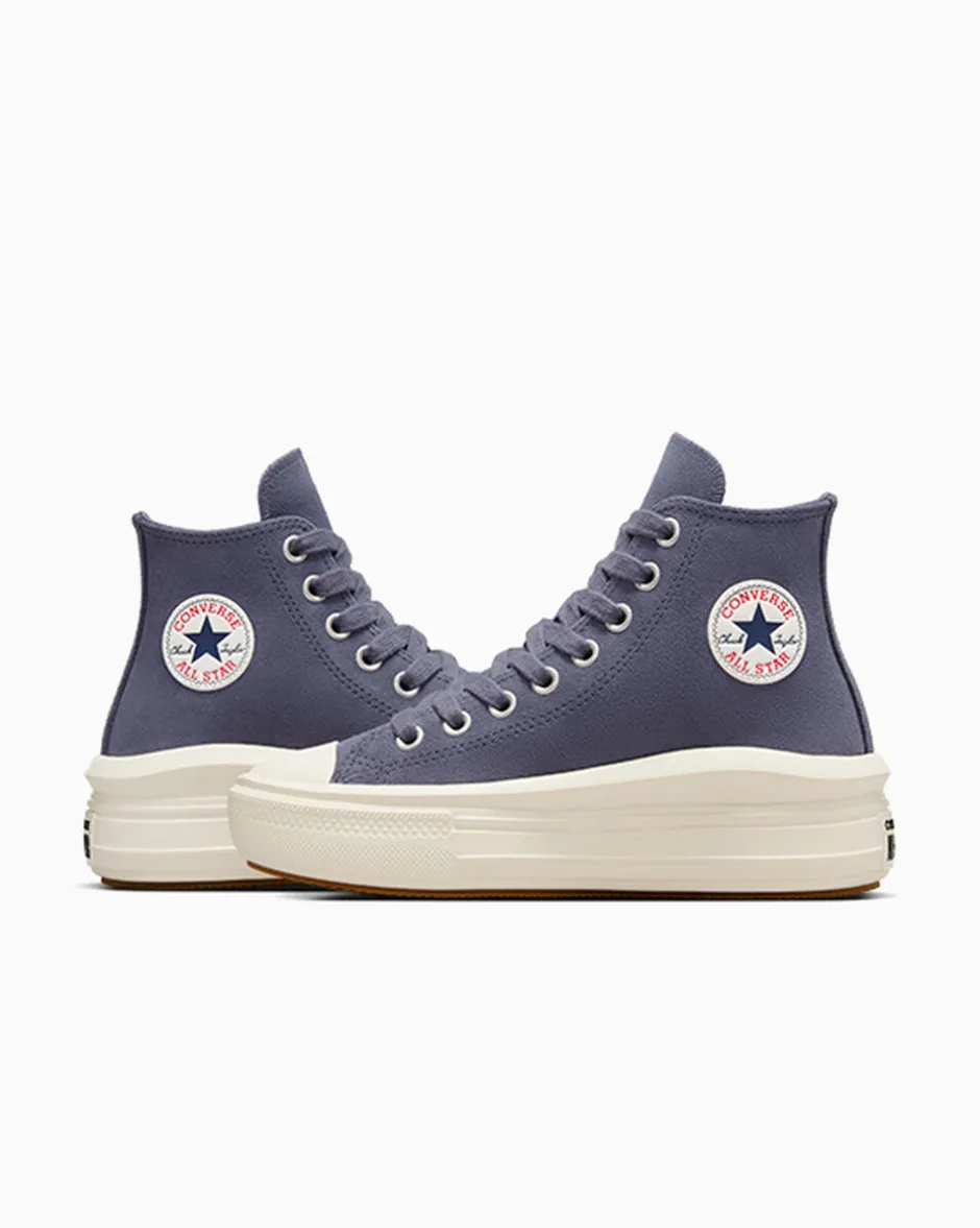 Converse Ragazzi (Età 8-12 Anni)|Ragazza<Chuck Taylor All Star Move Platform Suede Lavanda cenere/Egret