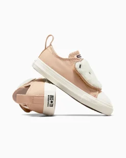 Converse Ragazzo|Ragazza<Chuck Taylor All Star One Strap Sherpa Bear Easy-On Grigio caldo/Egret/Nero