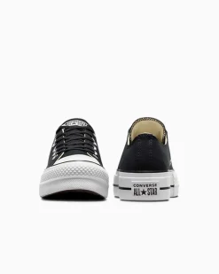 Converse Modelli Bassi|Modelli Con Platform<Chuck Taylor All Star Platform Canvas Nero/Bianco/Bianco