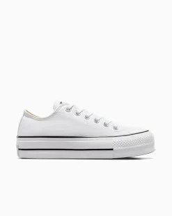Converse Modelli Bassi|Modelli Con Platform<Chuck Taylor All Star Platform Canvas Bianco/Nero/Bianco