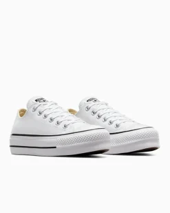 Converse Modelli Bassi|Modelli Con Platform<Chuck Taylor All Star Platform Canvas Bianco/Nero/Bianco