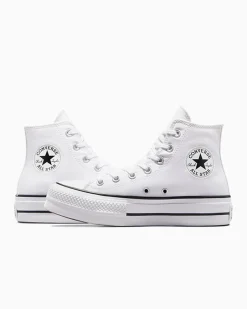 Converse Modelli Alti|Modelli Con Platform<Chuck Taylor All Star Platform Bianco/Nero/Bianco