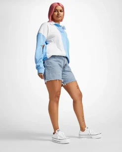 Converse Modelli Bassi|Modelli Con Platform<Chuck Taylor All Star Platform Clean Leather Bianco/Nero/Bianco