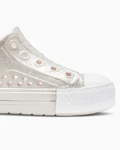 Converse Modelli Bassi<Chuck Taylor All Star Play Lite CX Metallic Blush Hush/Argento/Bianco