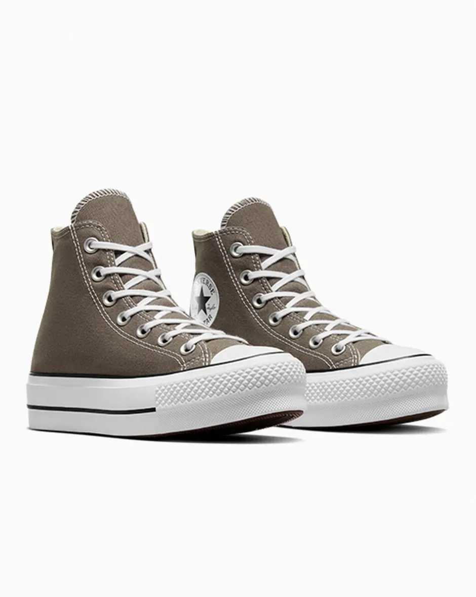 Converse Modelli Alti|Modelli Con Platform<Chuck Taylor All Star Platform Carbone/Bianco/Nero