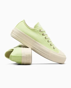 Converse Modelli Bassi|Modelli Con Platform<Chuck Taylor All Star Platform Canvas Giallo limone/Avorio naturale