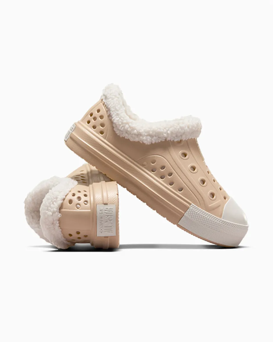 Converse Ragazzo|Ragazza<Chuck Taylor All Star Play Lite CX Sherpa Easy-On Warm Quarry/Egret/Egret